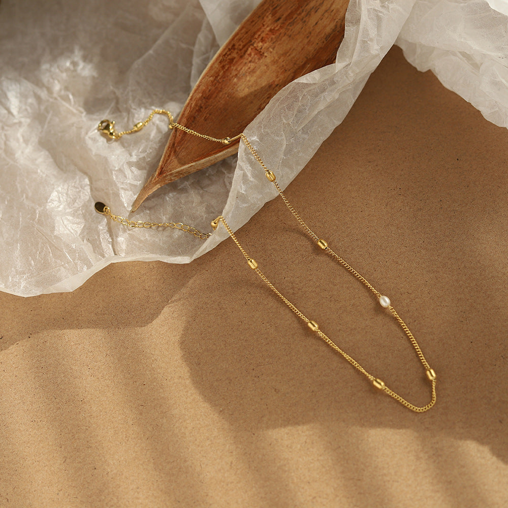 Dainty Pearl necklace, natural pearl necklace, Delicate necklace, Minimalist necklace, Gold plated Necklace, Dainty Jewelry, dainty single pearl necklace, dainty pearl drop necklace, simple pearl necklace dainty, freshwater pearl necklace, tiny pearl necklace