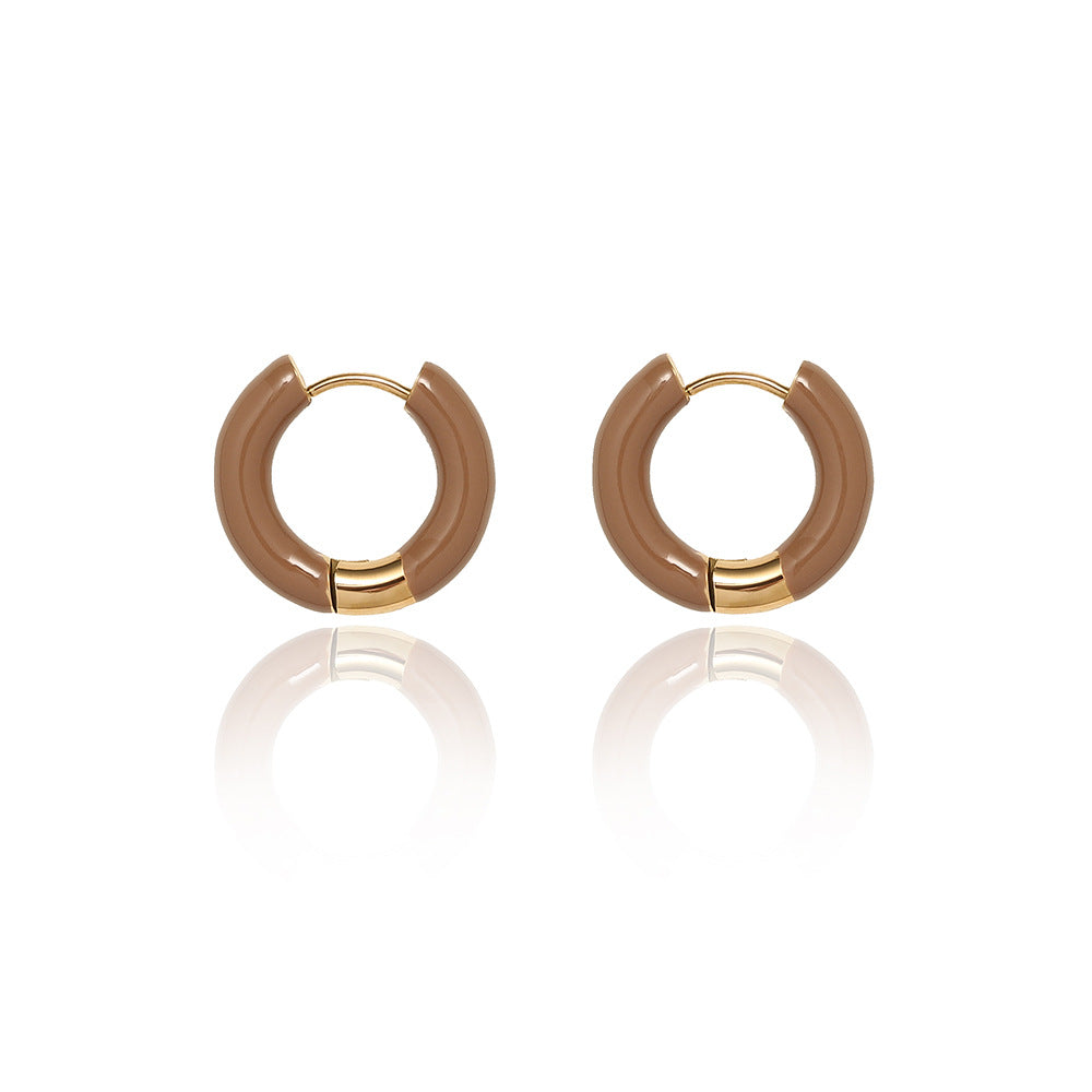18K Gold Filled Colorful Enamel Hoops Earrings,Gold Earrings,Dainty Hoops Huggie,Gold Huggies Hoop Earrings,Boho Earrings, gold hoop earrings, small hoop earrings, dainty hoop earrings, thin hoops, tiny huggie hoops, huggie hoops, dainty hoops, 18k gold earrings, dainty earrings, gold enamel hoops, enamel earrings, minimalist earrings, minimalist hoops