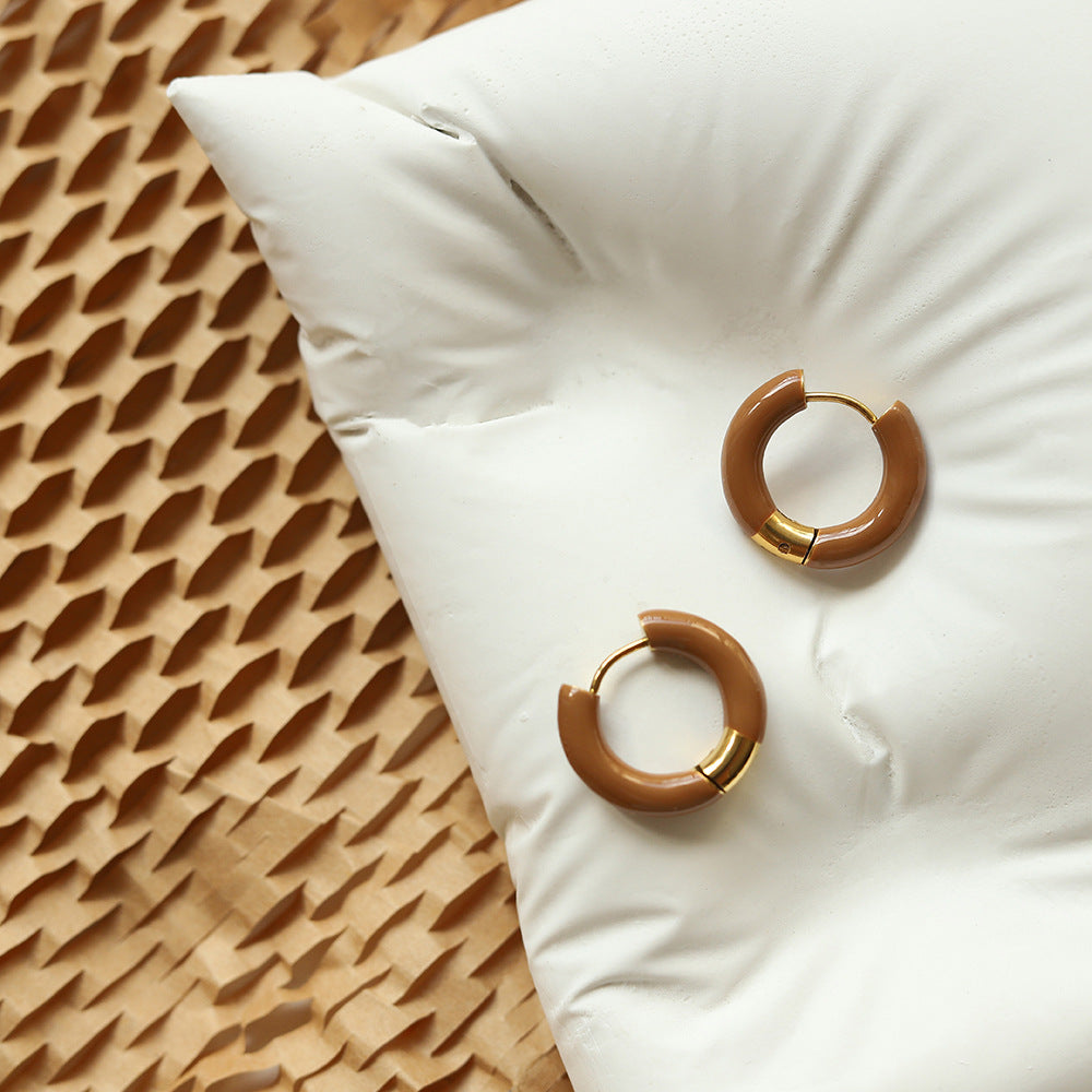 18K Gold Filled Colorful Enamel Hoops Earrings,Gold Earrings,Dainty Hoops Huggie,Gold Huggies Hoop Earrings,Boho Earrings, gold hoop earrings, small hoop earrings, dainty hoop earrings, thin hoops, tiny huggie hoops, huggie hoops, dainty hoops, 18k gold earrings, dainty earrings, gold enamel hoops, enamel earrings, minimalist earrings, minimalist hoops