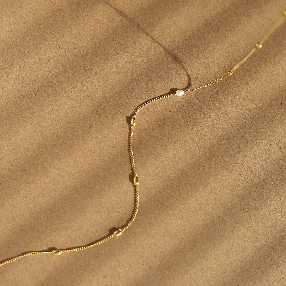Dainty Pearl necklace, natural pearl necklace, Delicate necklace, Minimalist necklace, Gold plated Necklace, Dainty Jewelry, dainty single pearl necklace, dainty pearl drop necklace, simple pearl necklace dainty, freshwater pearl necklace, tiny pearl necklace