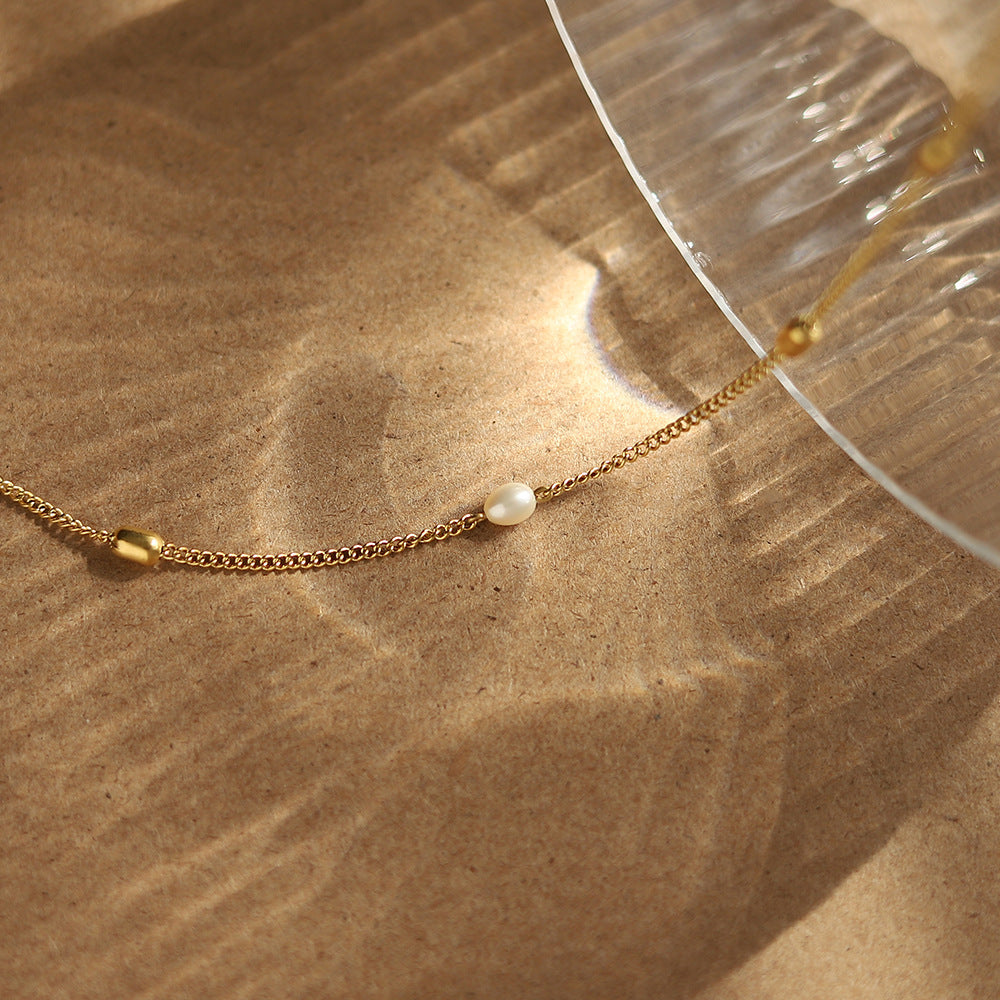 Dainty Pearl necklace, natural pearl necklace, Delicate necklace, Minimalist necklace, Gold plated Necklace, Dainty Jewelry, dainty single pearl necklace, dainty pearl drop necklace, simple pearl necklace dainty, freshwater pearl necklace, tiny pearl necklace