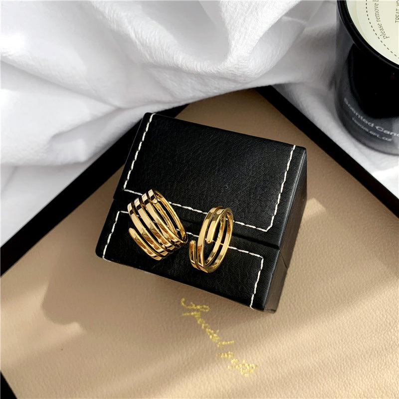 Spiral ring, Wrap Ring, 18K Gold plated Wrapping Ring, Spiral Gold Ring, Swirl Statement Ring
