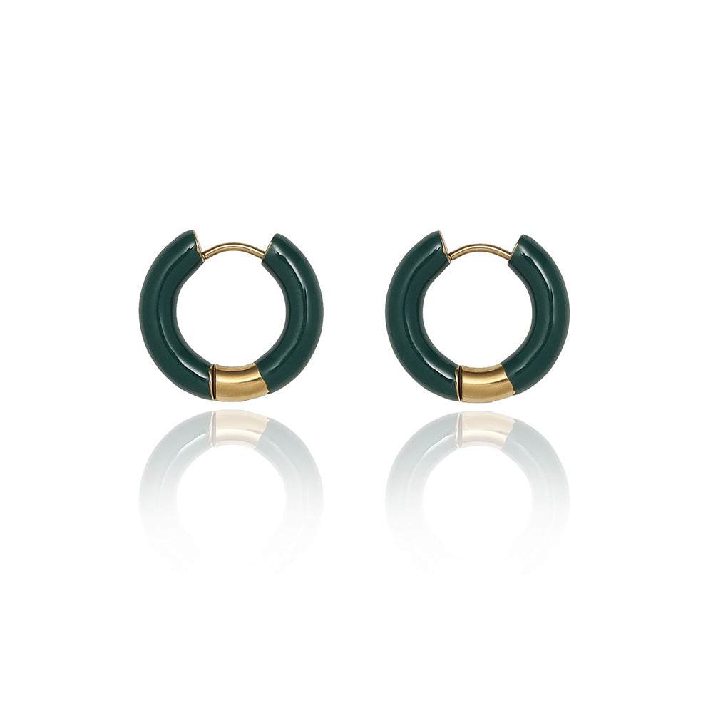 18K Gold Filled Colorful Enamel Hoops Earrings,Gold Earrings,Dainty Hoops Huggie,Gold Huggies Hoop Earrings,Boho Earrings, gold hoop earrings, small hoop earrings, dainty hoop earrings, thin hoops, tiny huggie hoops, huggie hoops, dainty hoops, 18k gold earrings, dainty earrings, gold enamel hoops, enamel earrings, minimalist earrings, minimalist hoops
