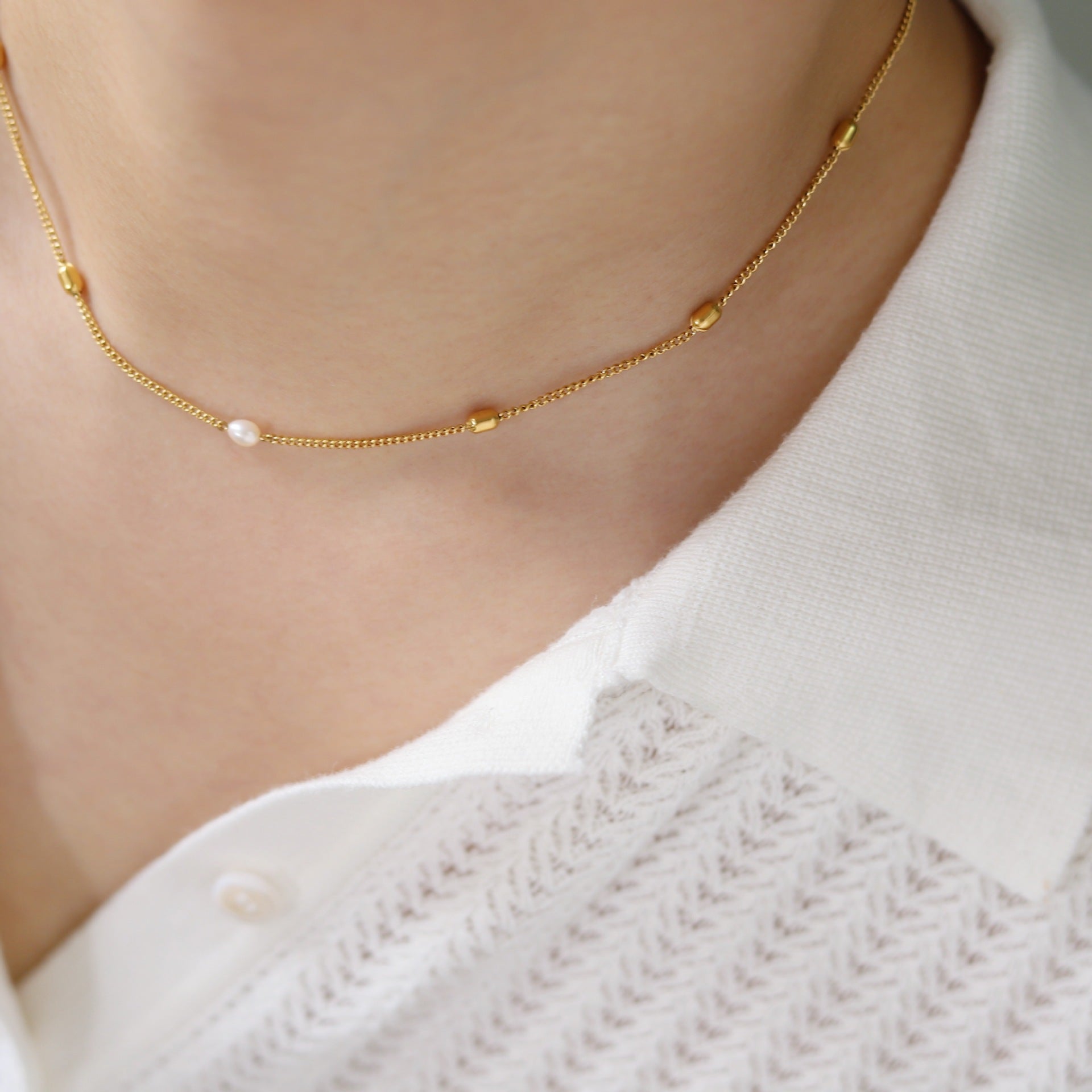 Dainty Pearl necklace, natural pearl necklace, Delicate necklace, Minimalist necklace, Gold plated Necklace, Dainty Jewelry, dainty single pearl necklace, dainty pearl drop necklace, simple pearl necklace dainty, freshwater pearl necklace, tiny pearl necklace
