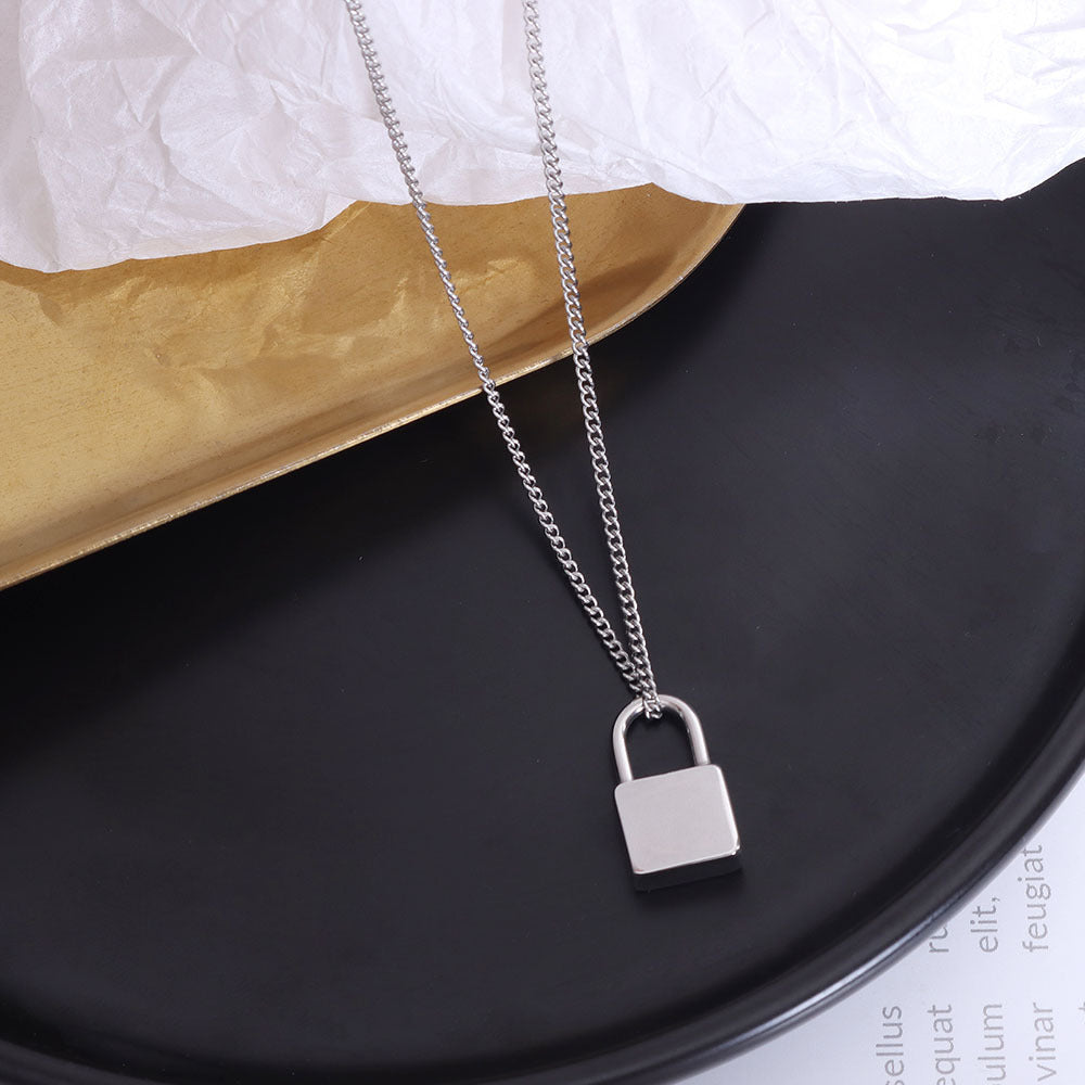 Lockie 18k Gold Lock Necklace