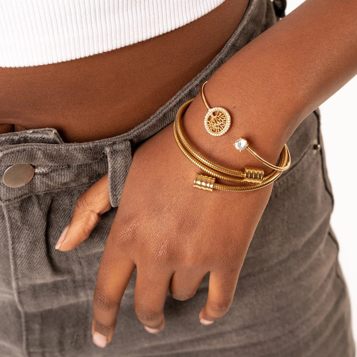 Chori Twister Bangle Bracelet