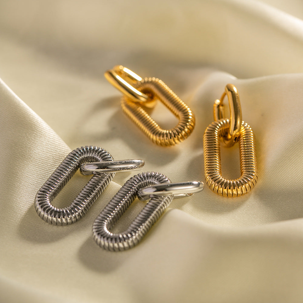 gold rush earrings-Gold Rush Chain Earrings-Gold rush jewellery- gold rush jewelry las vegas.