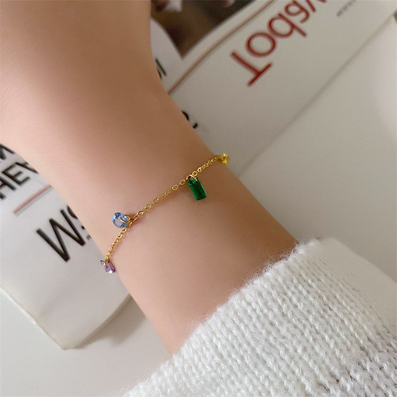 Link Chain Bracelet, 18k Gold Bracelet, Gold Chain Bracelet, Dainty Chain Bracelet, Stacking Bracelet, Gift For Her LATUKI