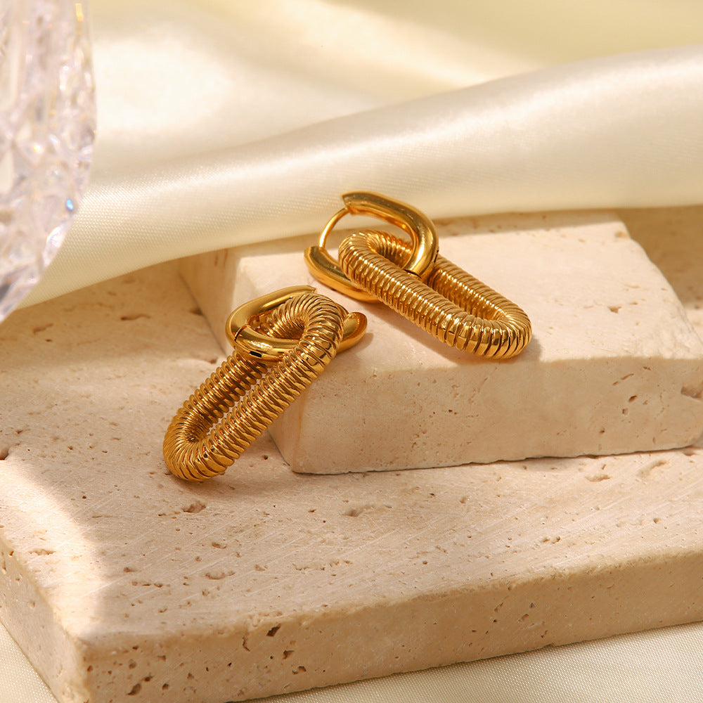 gold rush earrings-Gold Rush Chain Earrings-Gold rush jewellery- gold rush jewelry las vegas.