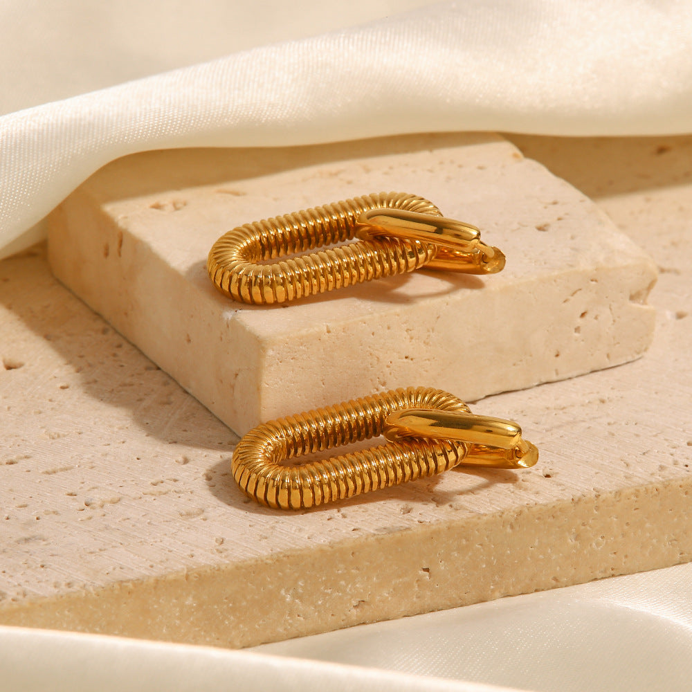 gold rush earrings-Gold Rush Chain Earrings-Gold rush jewellery- gold rush jewelry las vegas.