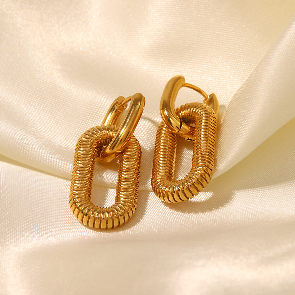 gold rush earrings-Gold Rush Chain Earrings-Gold rush jewellery- gold rush jewelry las vegas.