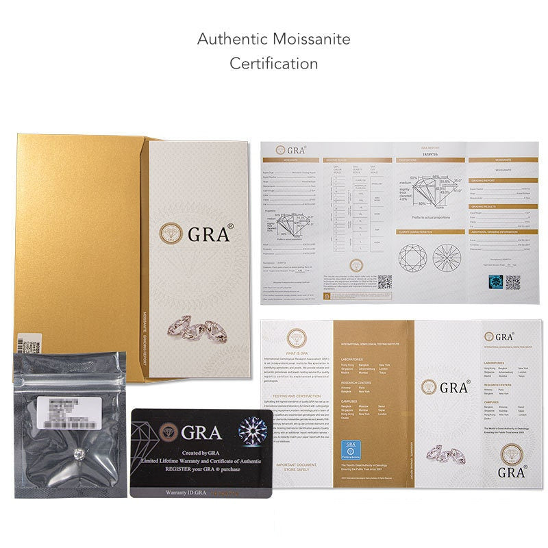 0.5CT Certified Moissanite Earring Studs, White Gold Round Cut Moissanite Stud, Sterling Silver Earrings,Moissanite Earring, Bridal Earrings LATUKI