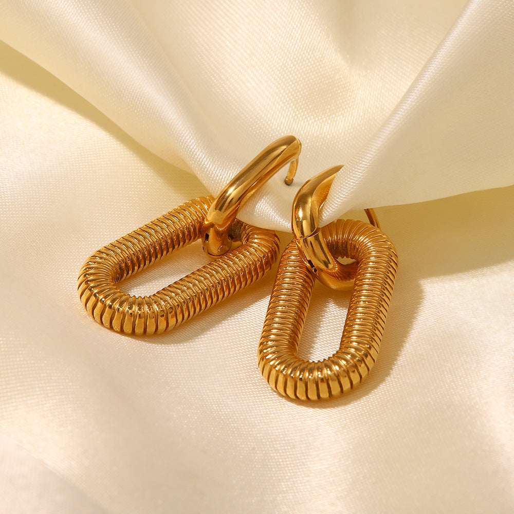 gold rush earrings-Gold Rush Chain Earrings-Gold rush jewellery- gold rush jewelry las vegas.