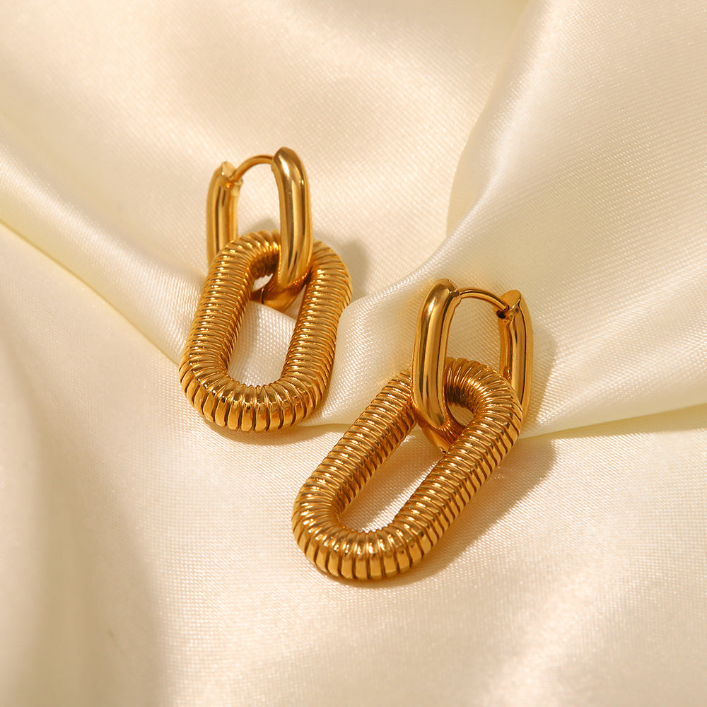 gold rush earrings-Gold Rush Chain Earrings-Gold rush jewellery- gold rush jewelry las vegas.