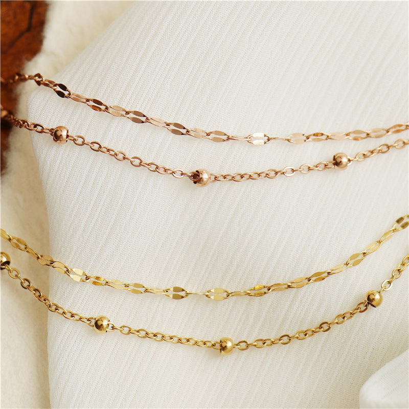 Link Chain Bracelet, 18k Gold Bracelet, Gold Chain Bracelet, Dainty Chain Bracelet, Stacking Bracelet, Gift For Her LATUKI