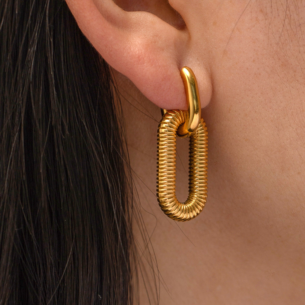 gold rush earrings-Gold Rush Chain Earrings-Gold rush jewellery- gold rush jewelry las vegas.