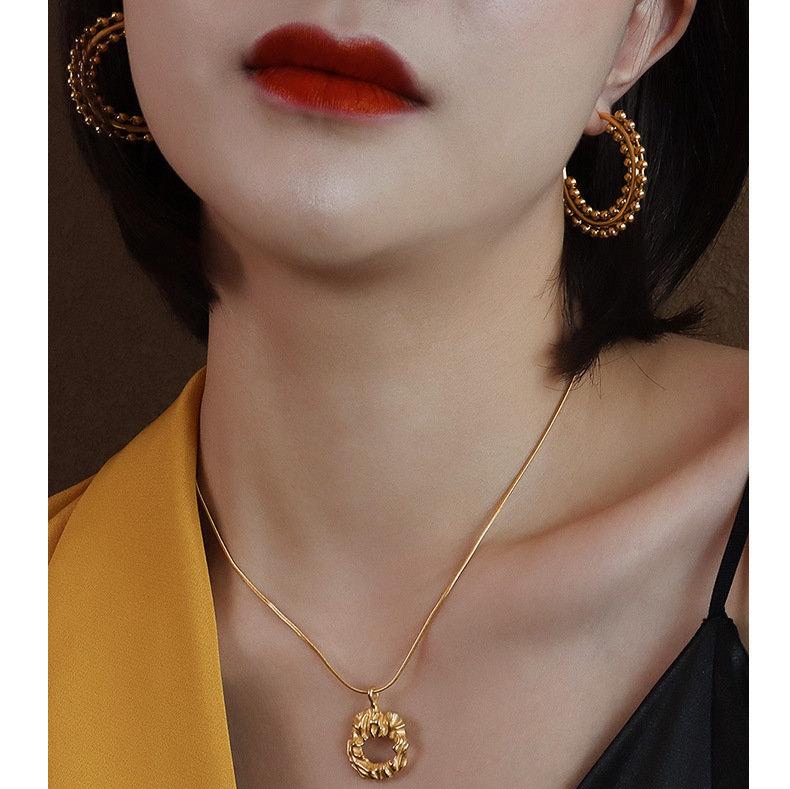 18 GOLD FILLED Hoops, Chunky Gold Hoop Earrings, Lightweight Earrings, Large Hoop Earrings, Statement Earrings Hoops, Gold Earrings, Gift LATUKI