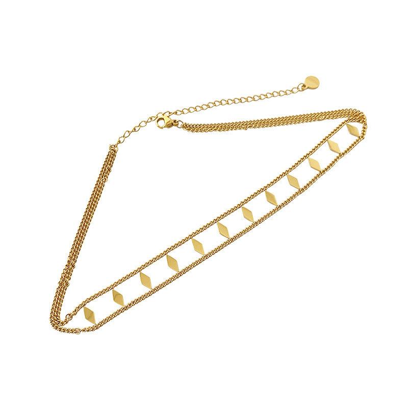 18K GOLD FILLED Choker Collar Necklace, Dainty Choker Necklace, Gold Neck Cuff, Choker Necklace, Minimalist Gold Necklace, Gold Necklace LATUKI