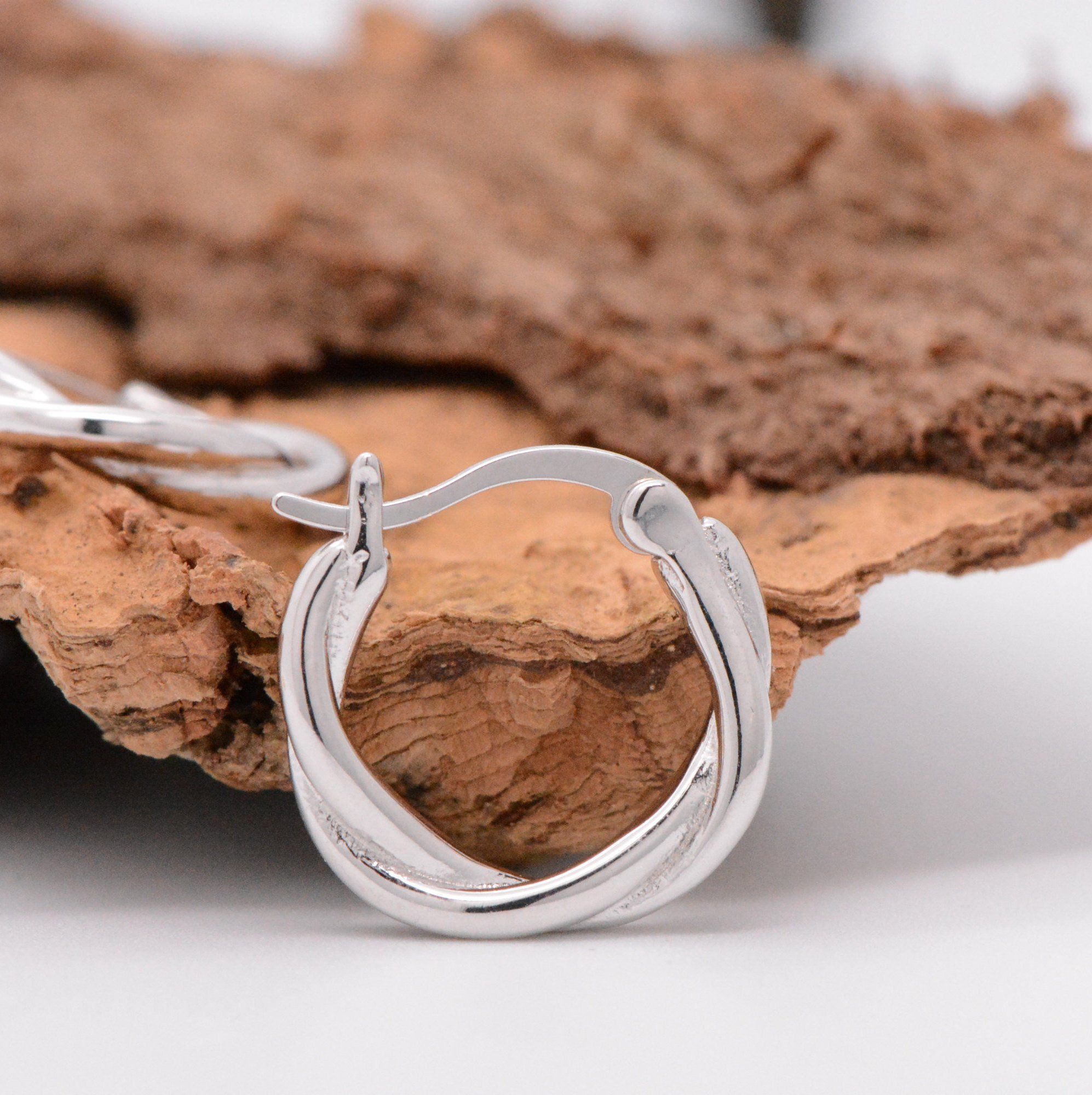 18K GOLD FILLED Earrings, Dainty Hoop Earrings, Minimalist Earrings, Classic Thin Hoops, Sterling Silver Hoops, Classic Earring Gold Hoops LATUKI