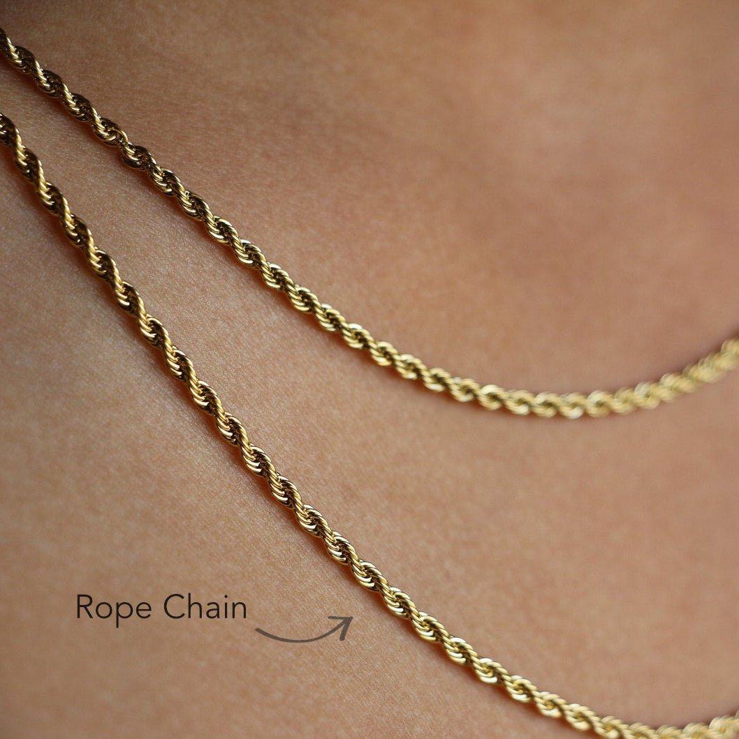 18K Gold Filled Mini Ball necklace, sphere necklace, satellite chain, 18k gold chain necklace, layering necklace, dainty necklace, gift LATUKI