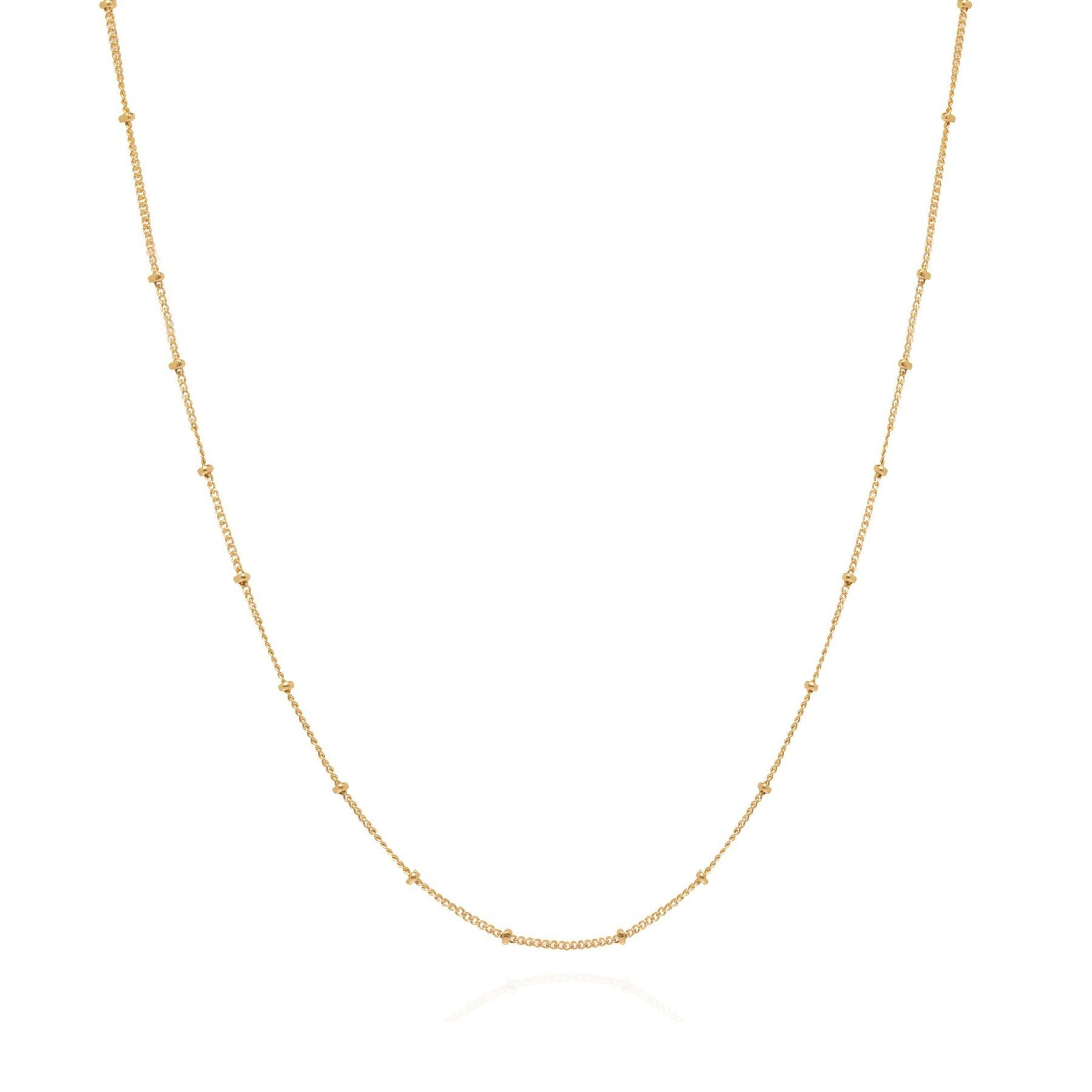 18K Gold Filled Mini Ball necklace, sphere necklace, satellite chain, 18k gold chain necklace, layering necklace, dainty necklace, gift LATUKI