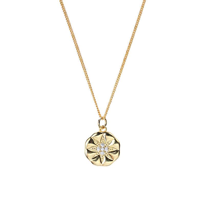 18K Gold Necklace, Tiny Star Necklace, Dainty Necklace, North Star Necklace, Charm Necklace, Celestial Necklace, Star Necklace, Gift For Her LATUKI