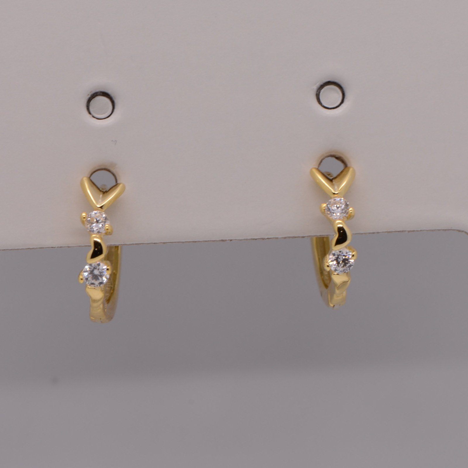 925 Sterling silver, Baby heart hoops,Dainty hoops, Minimalistic style, tiny mini hoops, cartilage hoops, everyday wear, cz diamond LATUKI