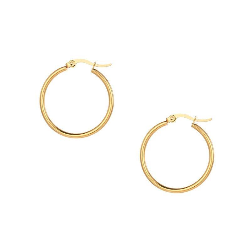 Abel Classic Gold Hoop Earrings LATUKI