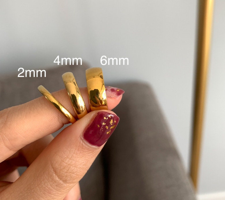 Alison 18K Gold Filled Band Rings LATUKI