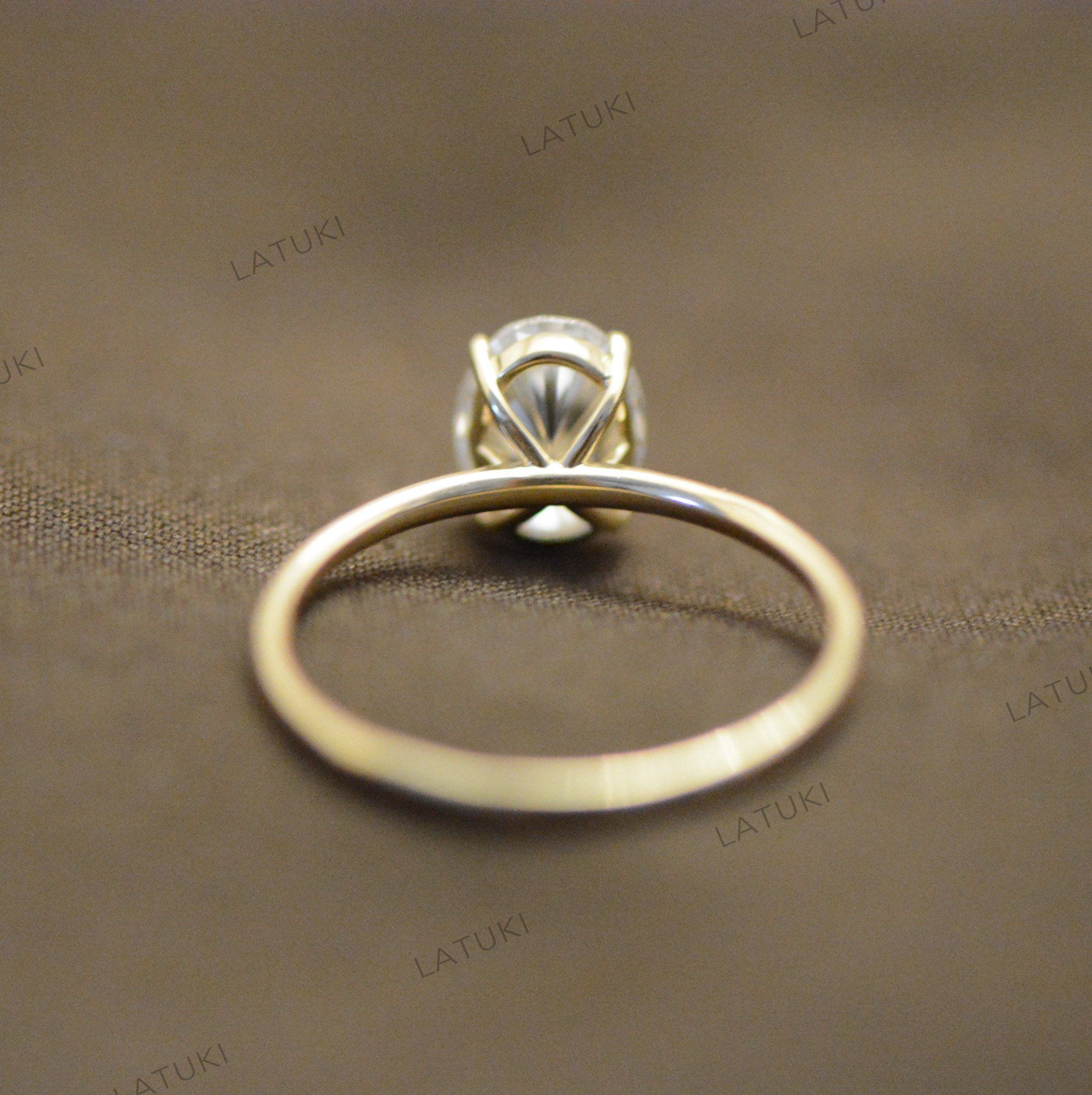 Camille 1.85CT Oval Moissanite Engagement Ring LATUKI