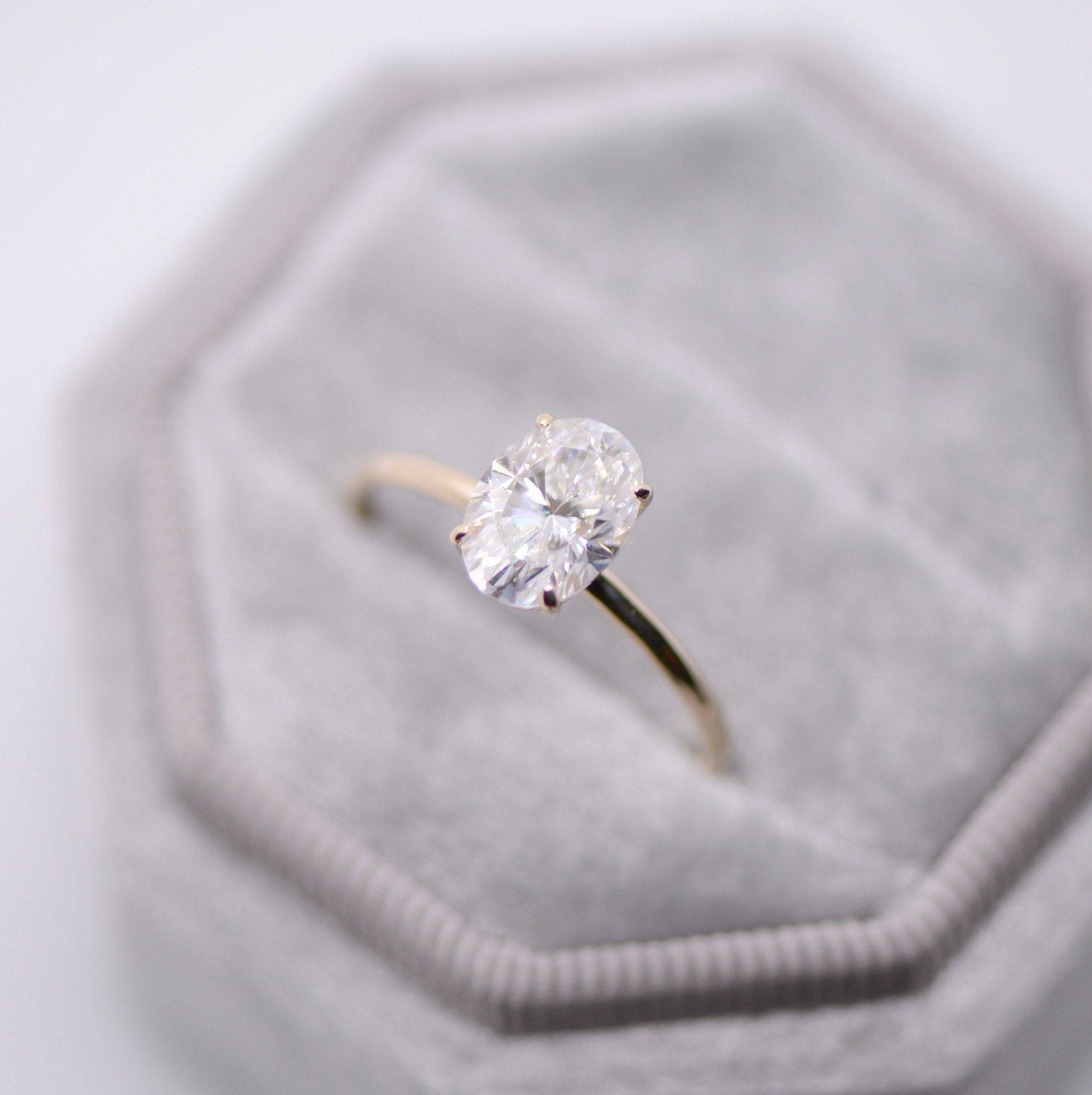 Camille 1.85CT Oval Moissanite Engagement Ring LATUKI