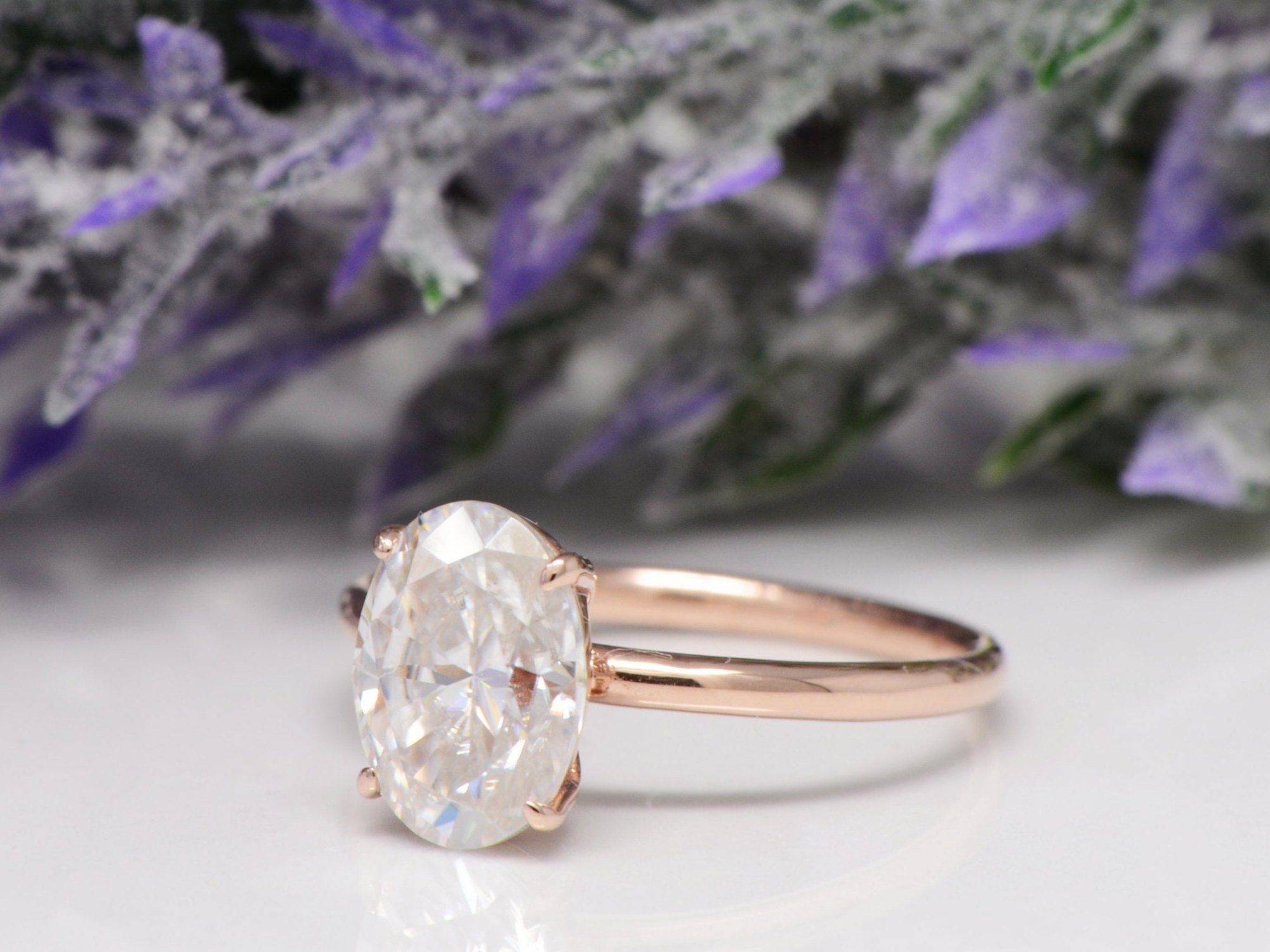 Camille 1.85CT Oval Moissanite Engagement Ring LATUKI