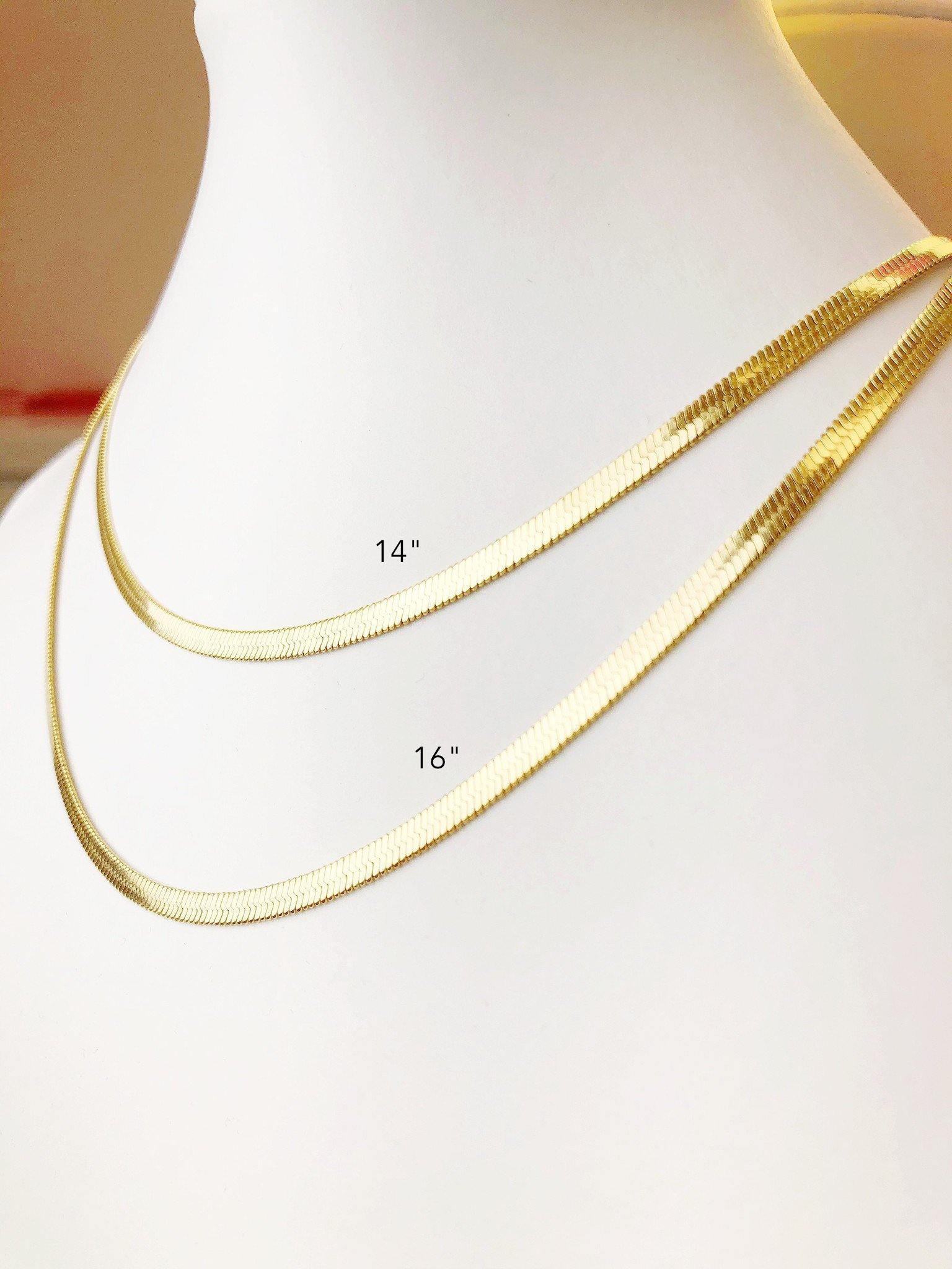 Chole Herringbone Necklace LATUKI