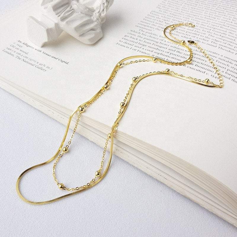 Elise Double Layered Necklace LATUKI
