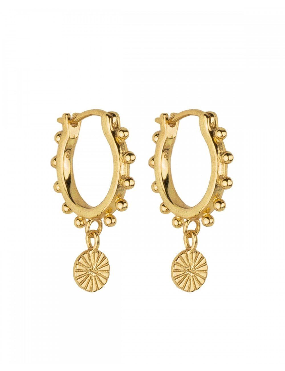 Gold dangle earrings, Gold hoop earrings, Huggie hoop earrings, Gold drop earrings, Boho earrings, Silver hoop earrings, minimalist hoop LATUKI