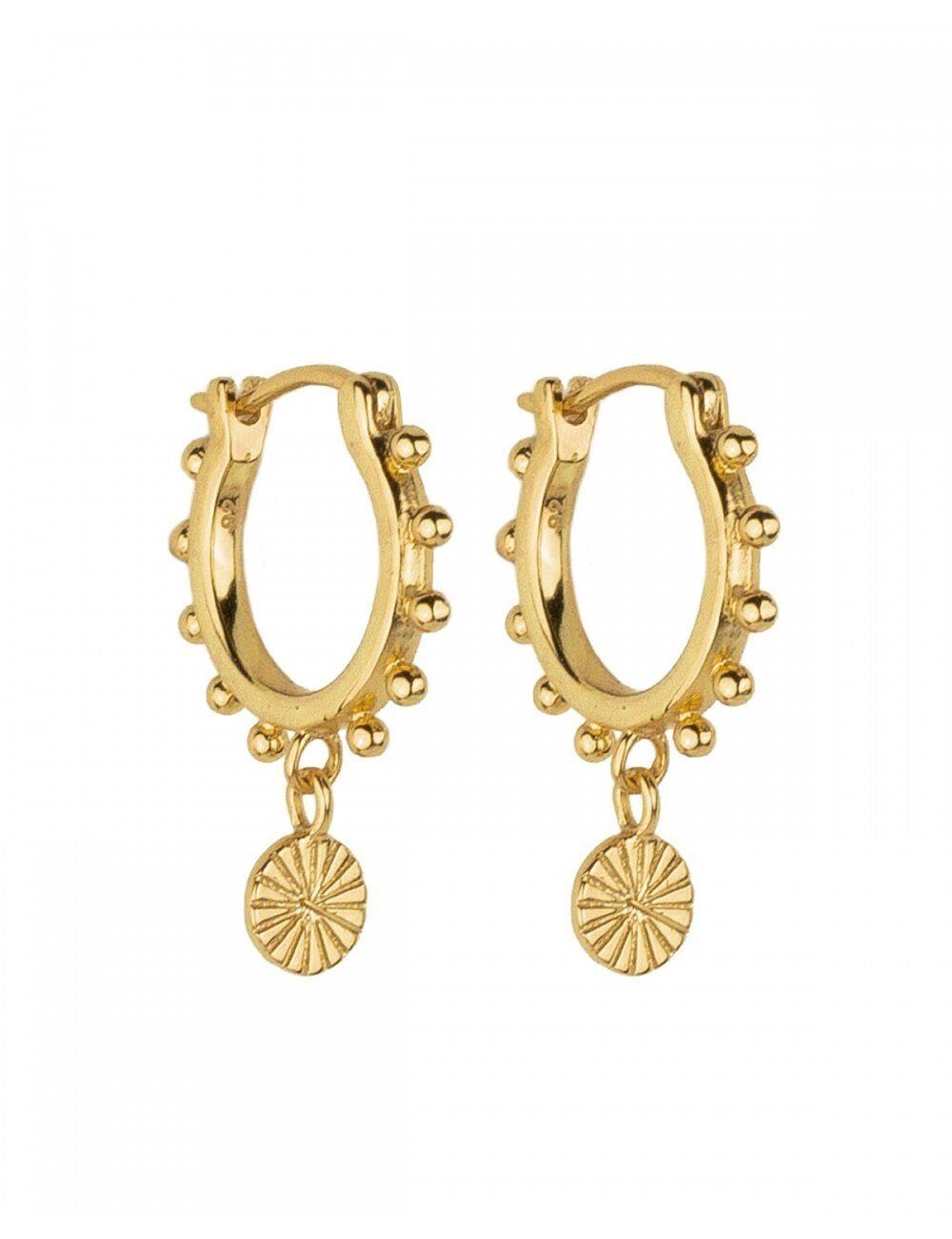 Gold dangle earrings, Gold hoop earrings, Huggie hoop earrings, Gold drop earrings, Boho earrings, Silver hoop earrings, minimalist hoop LATUKI