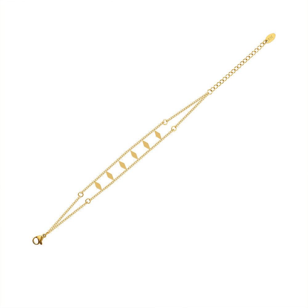Gold Filled Chain Bracelet | Dainty Plain Chain Bracelet, Gold Bracelet, Delicate Chain Bracelet, Thin Bracelet, Minimal Simple Bracelet LATUKI