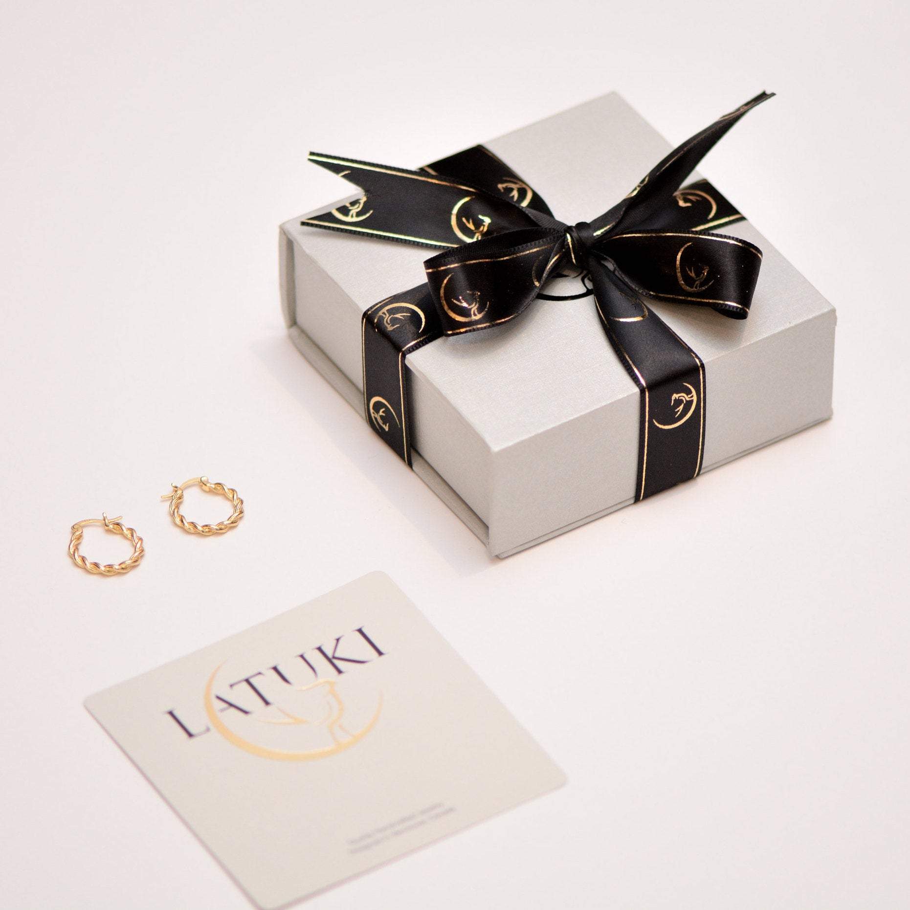 Gold Initial Necklace LATUKI