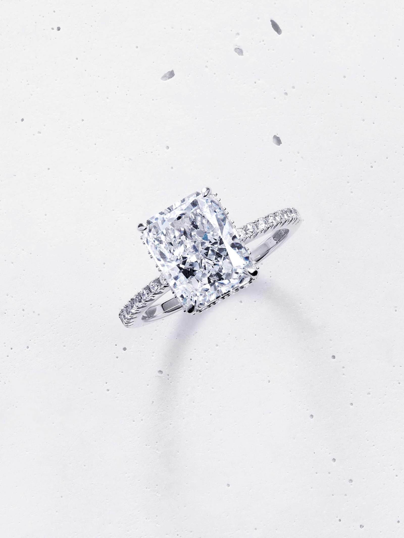 Marcia 4.5 CT Radiant Cut Halo Ring