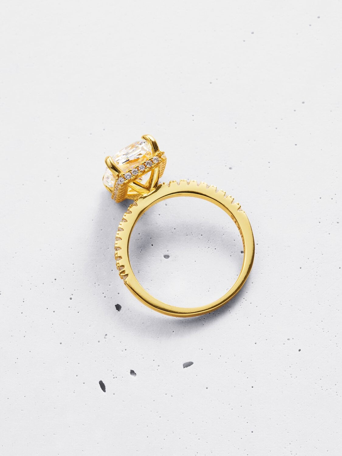 Marcia 4.5 CT Radiant Cut Halo Ring