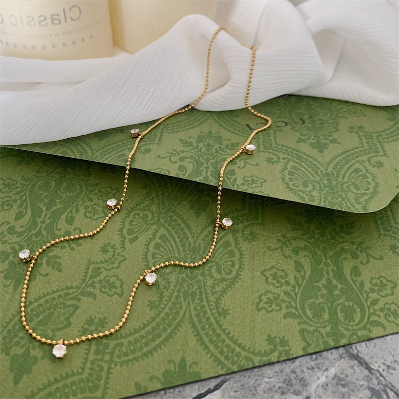18K GOLD FILLED Necklace, Dainty Necklace, Charm Necklace, Gold Chain Necklace, Layering necklace, Simple Necklace, Thin Chain Necklace.