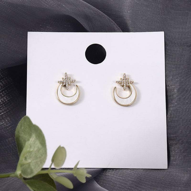 Lula Moon and Star Stud Earrings LATUKI