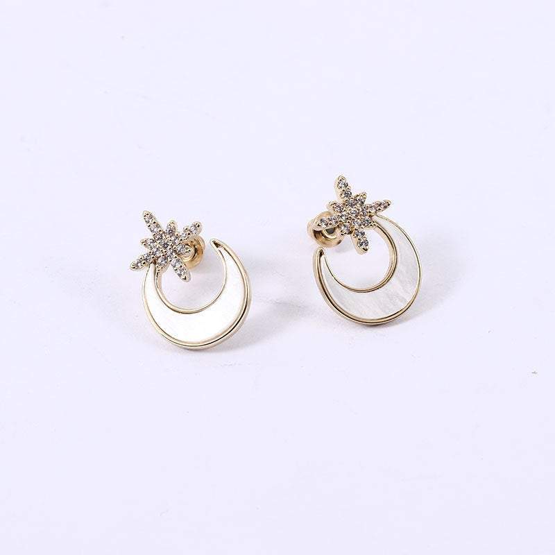 Lula Moon and Star Stud Earrings LATUKI