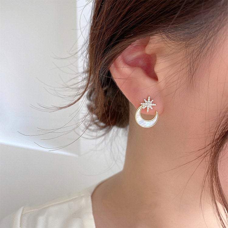 Lula Moon and Star Stud Earrings LATUKI