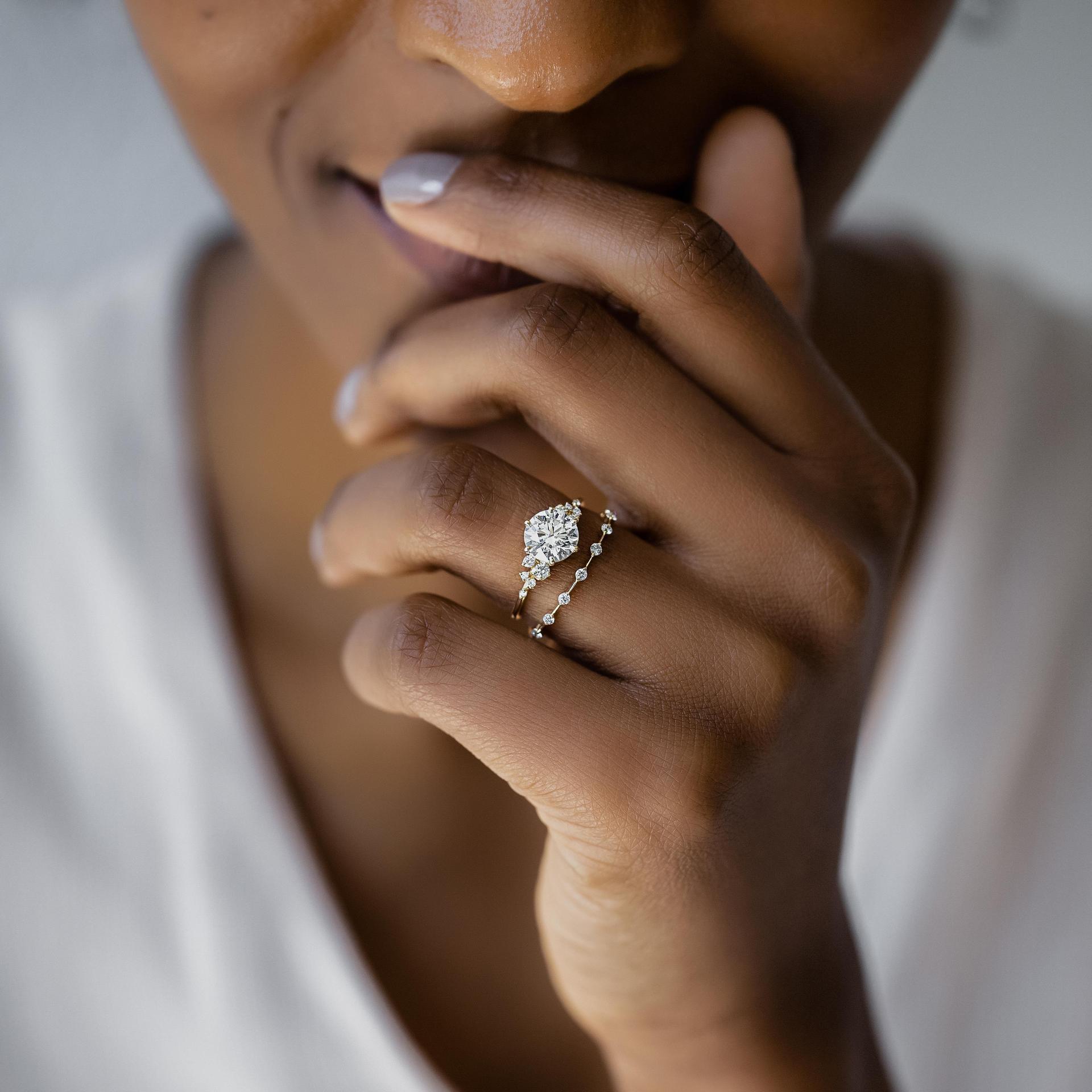 Montana Moissanite Engagement Ring Ring LATUKI