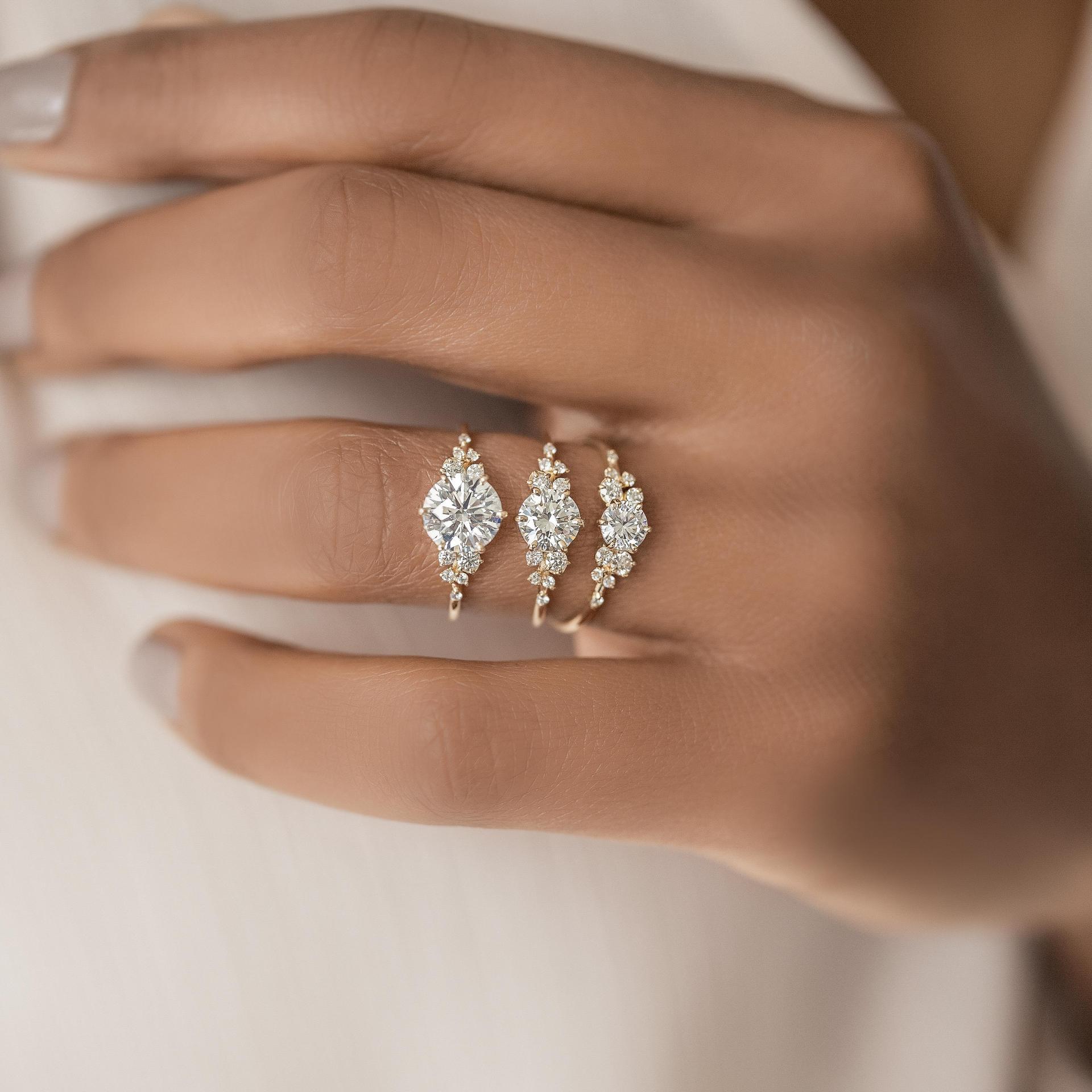 Montana Moissanite Engagement Ring Ring LATUKI