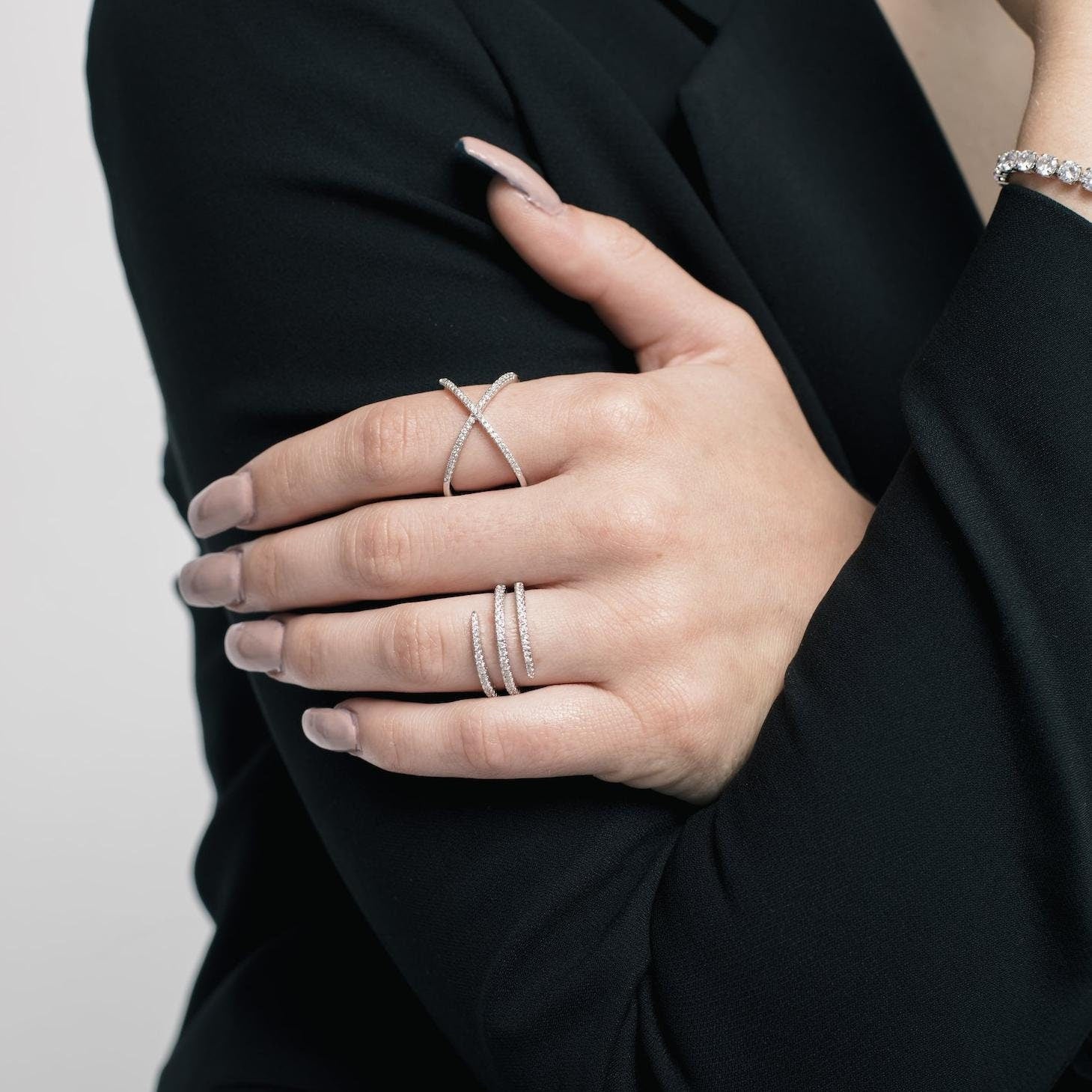 Phebe 3 Layer Stacking Ring LATUKI