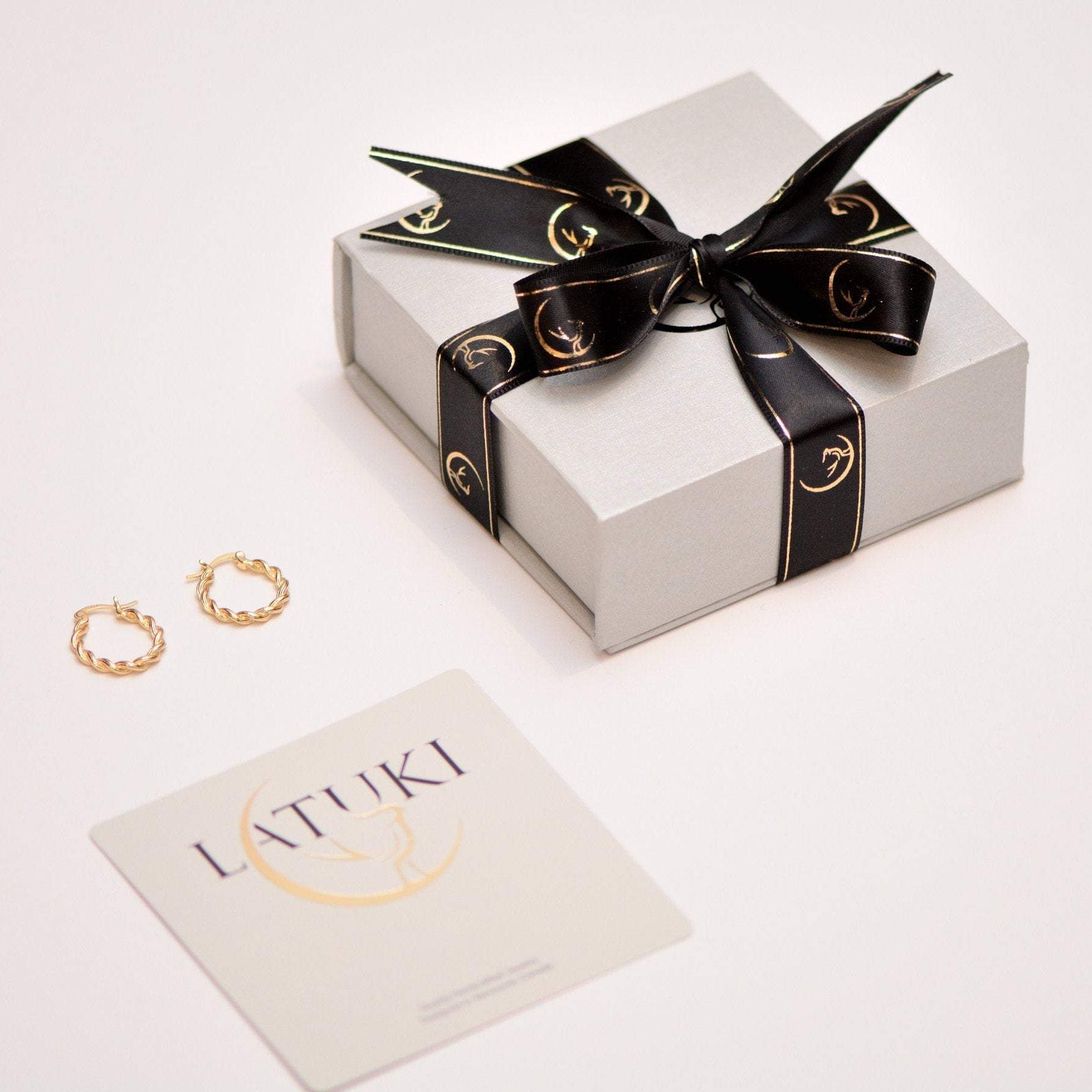 Rhonda 1 CT Halo Moissanite Earring Studs LATUKI