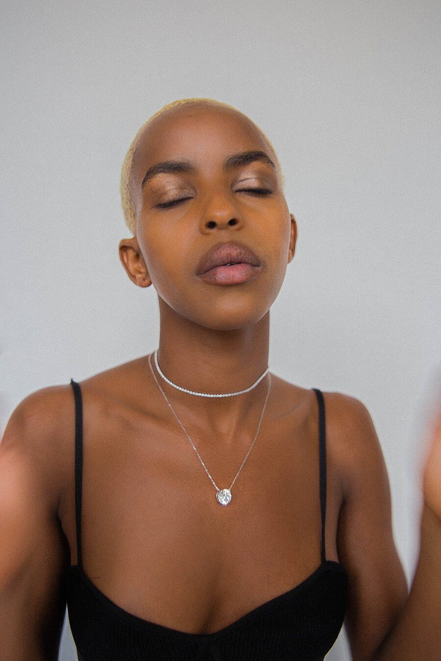 Sterling Silver 925 Tennis Necklace, 2mm Tennis Choker, Tiny Choker, Dainty Choker Necklace, Layering Choker Necklace, Small Diamond Choker LATUKI