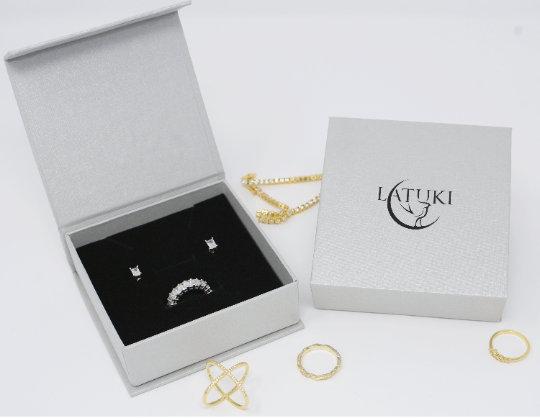 Sterling Silver Oval Cut Eternity Band, Eternity Ring, Stacking Ring, For Her, Wedding Band, Engagement Band, Diamond Ring Band, Silver Band LATUKI